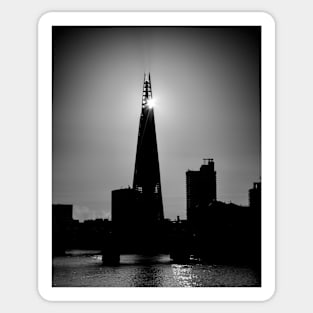 The Shard With The Morning Sun Sticker